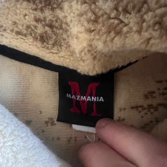 animal print fleece jacket zip up - Picture 6 of 10